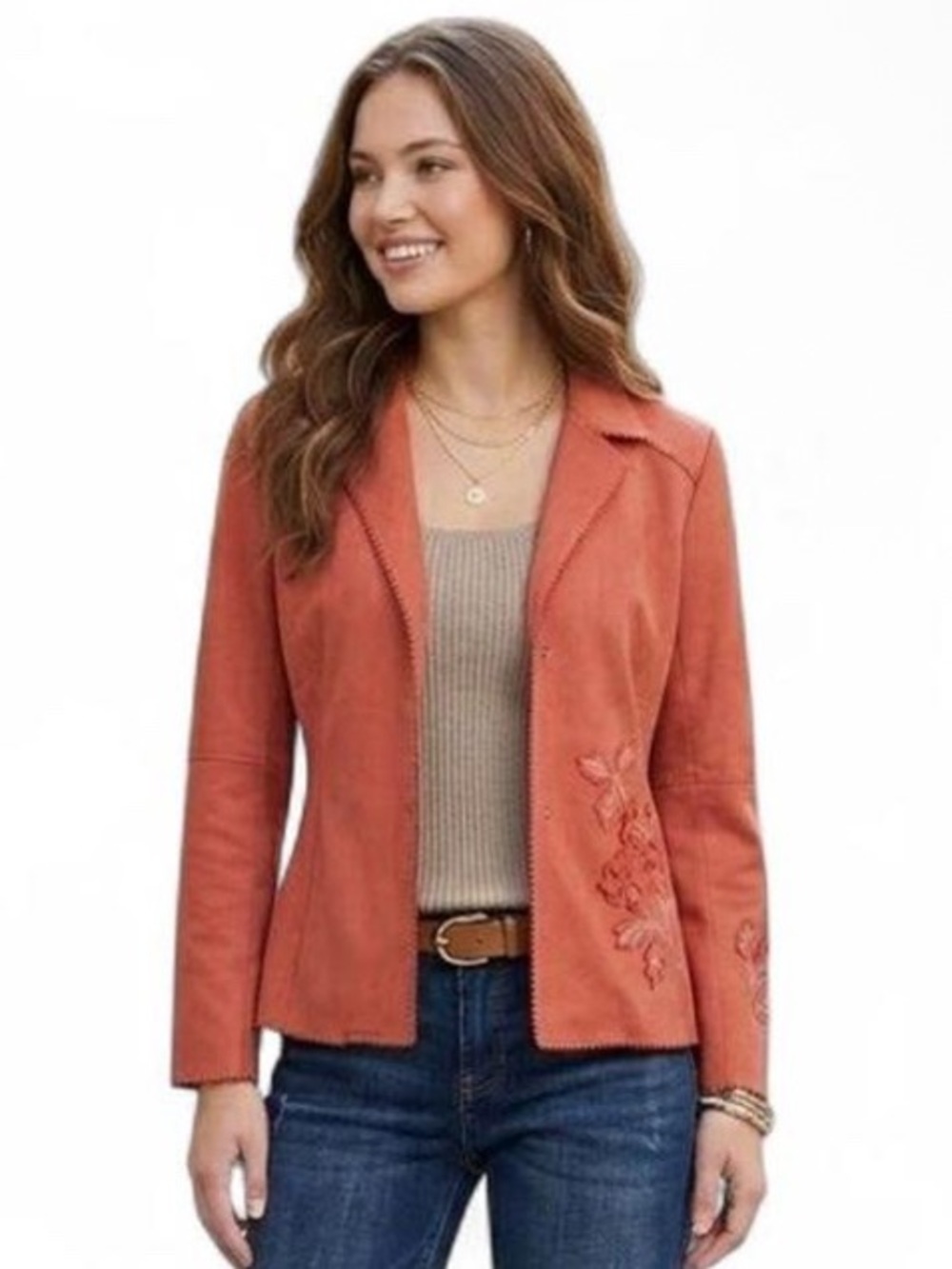 BCBG Red Soft Blazer​